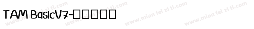 TAM BasicV7字体转换